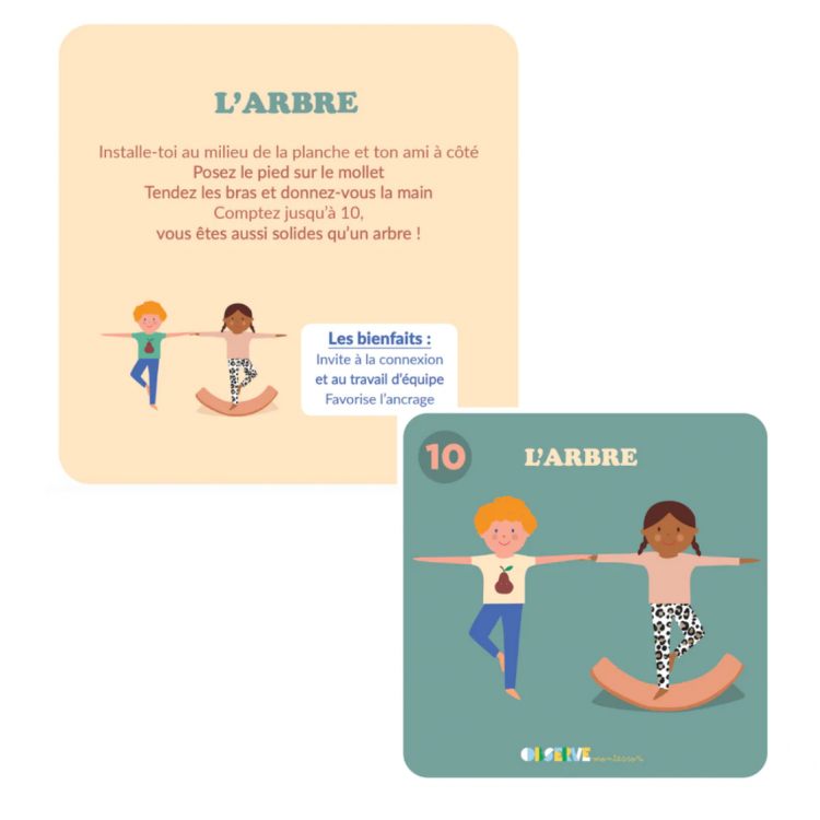 10 Cartes de Yoga enfant