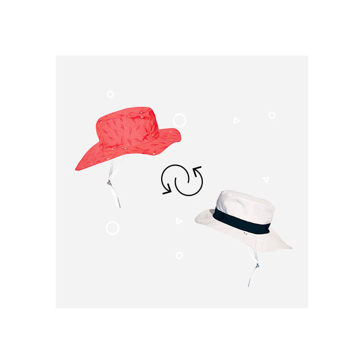 Chapeau anti-UV réversible