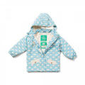 Veste imperméable fourrée - Petits nuages