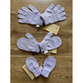 Moufles et gants en coton bio