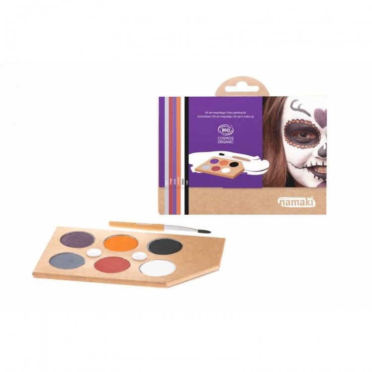 Kit maquillage bio 6 fards - Monde des horreurs