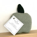 Doudou Fruit en tricot fait main - Pomme