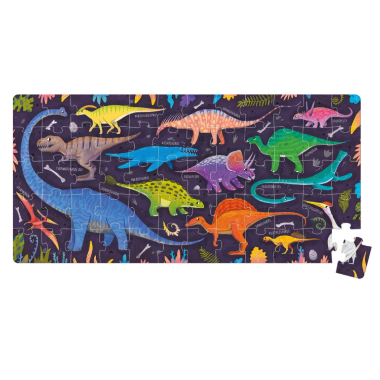 Puzzle 60 pièces "I love dinosaurs"