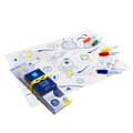 Set en silicone à colorier - Espace