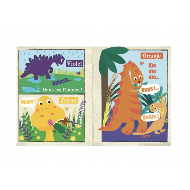 Mon petit journal en tissu - Les dinosaures