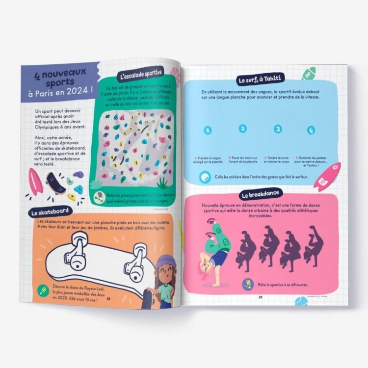 Carnet de voyage des Mini Mondes - Sports du monde