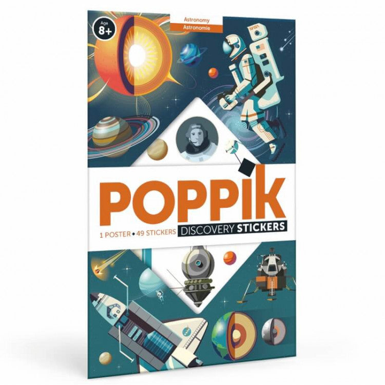 Poster pédagogique géant et stickers - Astronomie