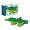 Jeu de briques bioplastique - Le croco