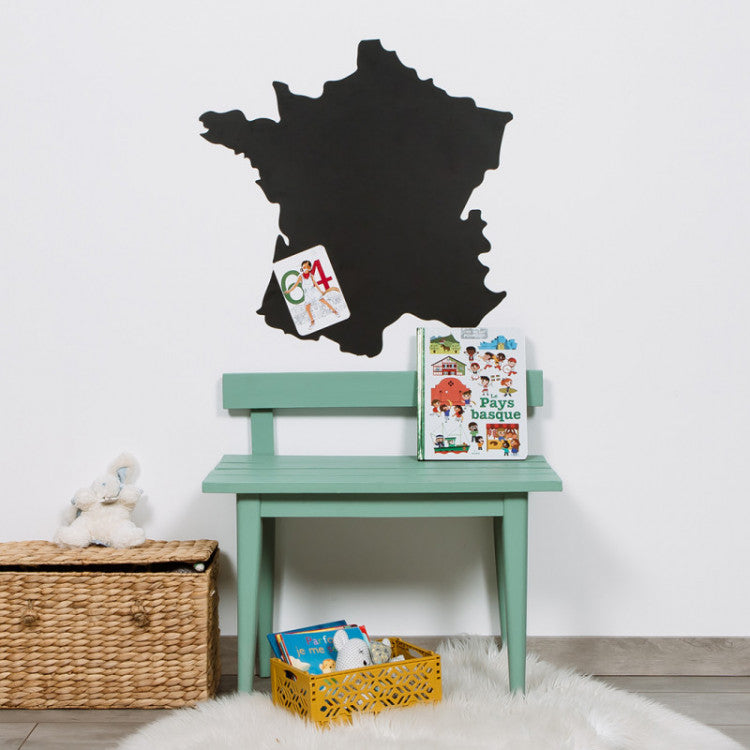 Tableau magnétique mural repositionnable - Carte de France