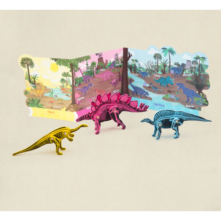 Kit Les Dinosaures - Fabrique tes dinosaures et ta frise historique