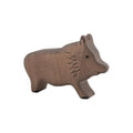 Sanglier en bois peint main