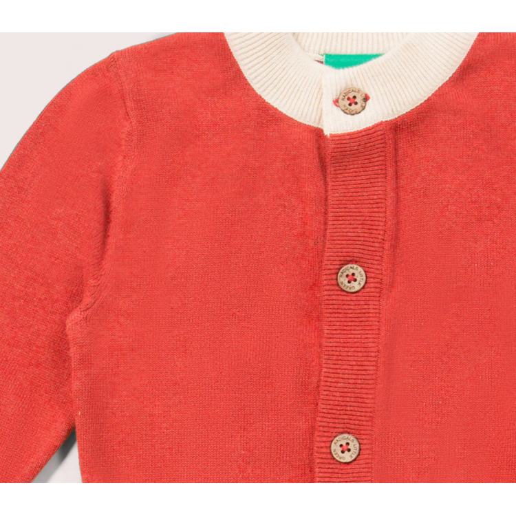 Cardigan en tricot enfant arc-en-ciel