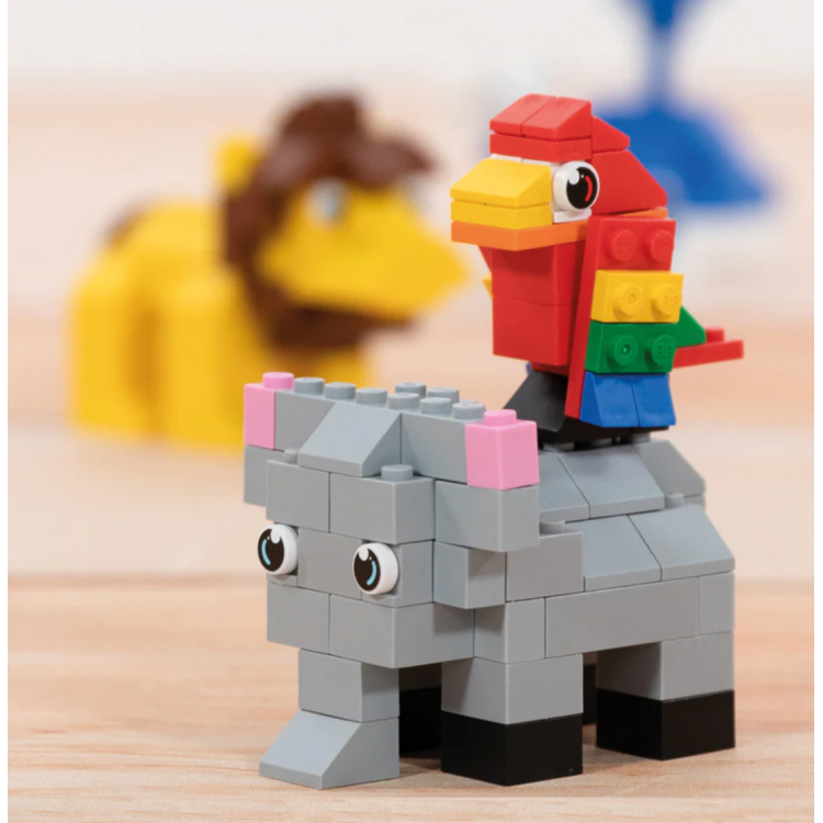 Jeu de briques en bioplastique - L'aventure animale