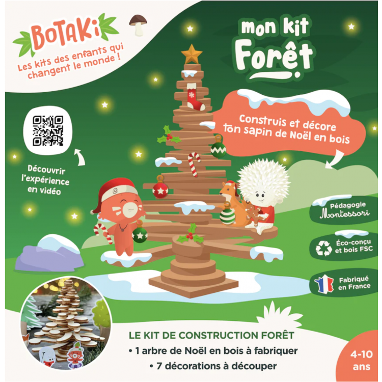 Le kit Forêt - Sapin à construire et à décorer