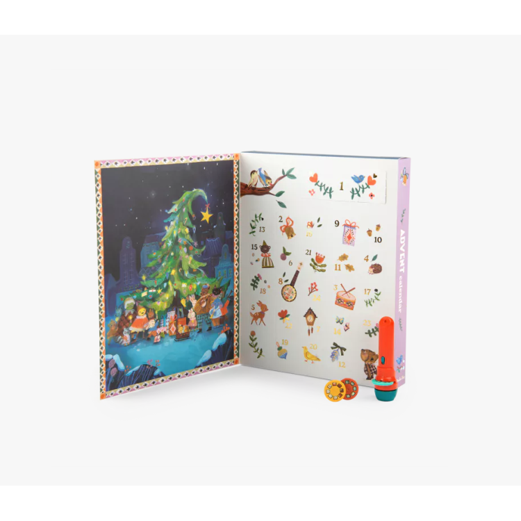 Calendrie de l'Avent - Lampe à histoires "Les Minouchkas"