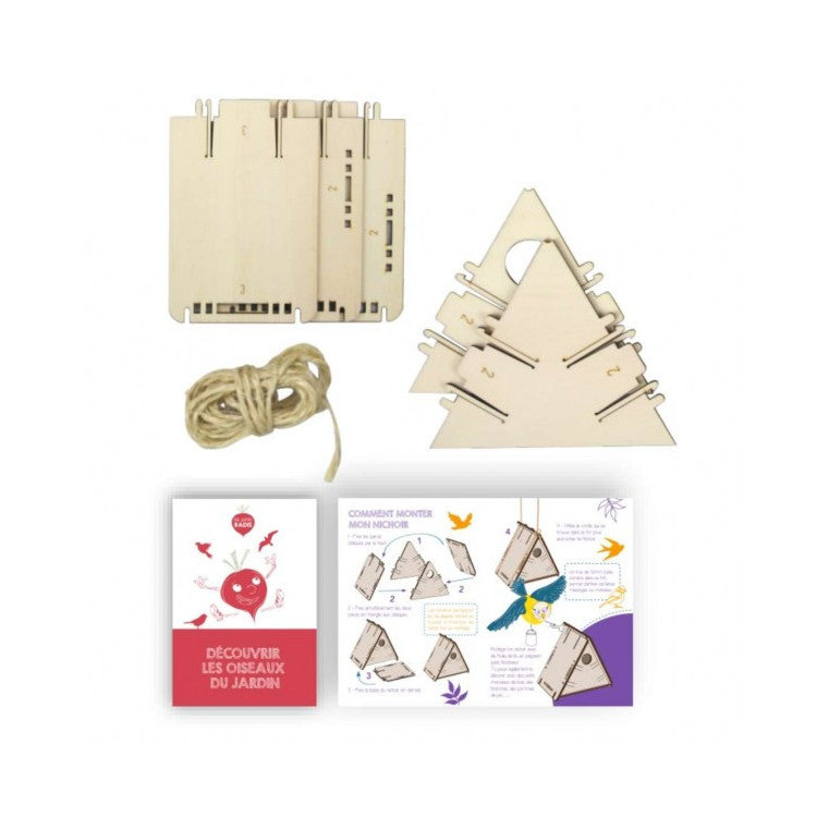 Le kit nichoir à oiseaux