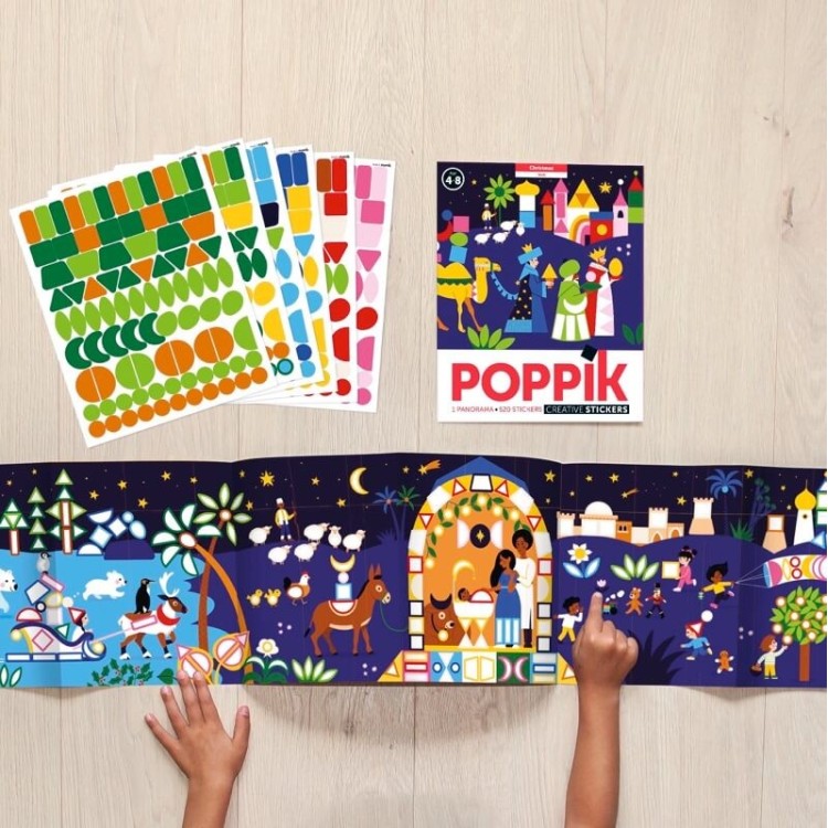 Panorama et 520 stickers - Noël