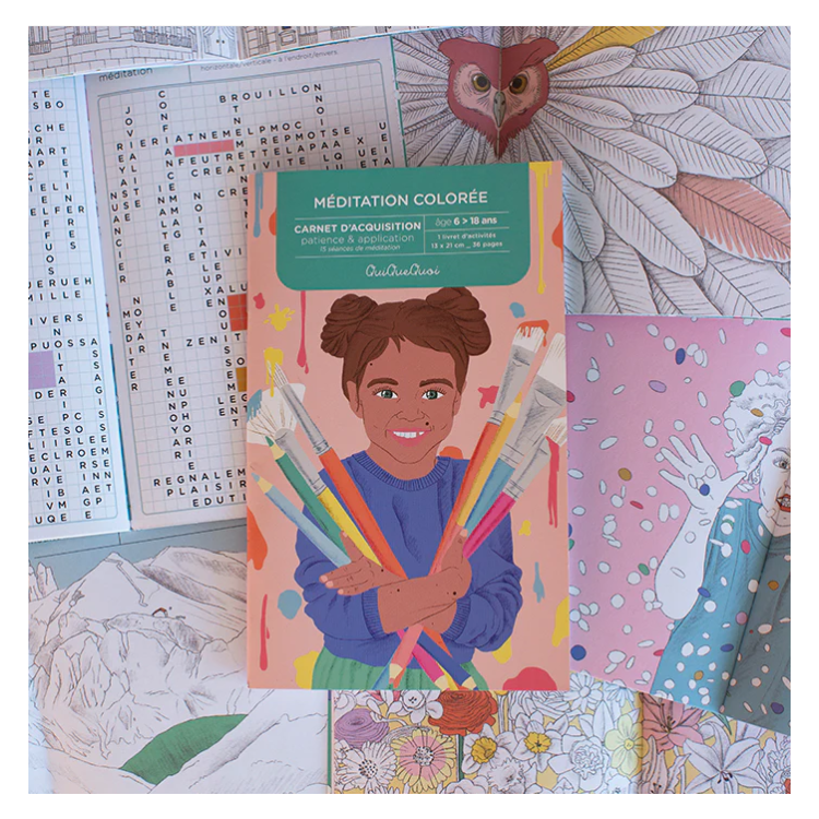 Cahier de coloriages - Méditation colorée