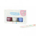 Coffret 3 vernis - Rose Blanc Bleu
