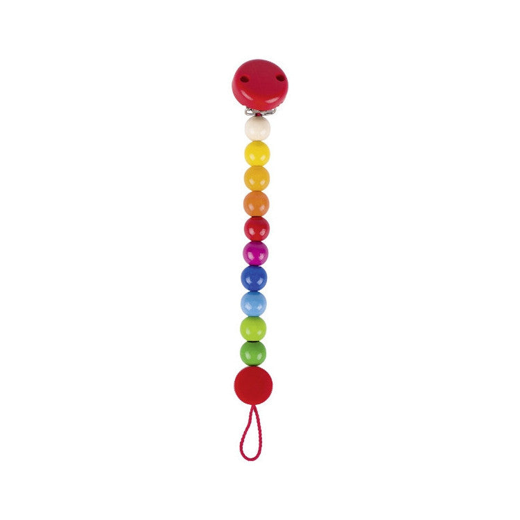 Accroche tétine arc-en-ciel