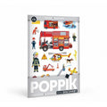 Mini poster 22 stickers - Les Pompiers