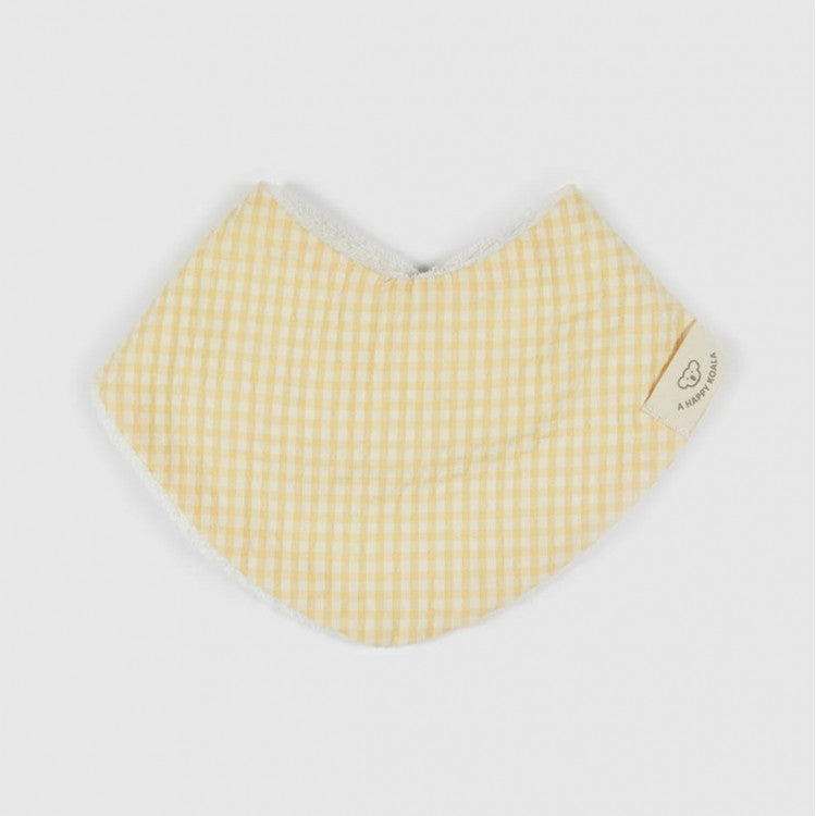 Bavoir Bandana éponge Vichy