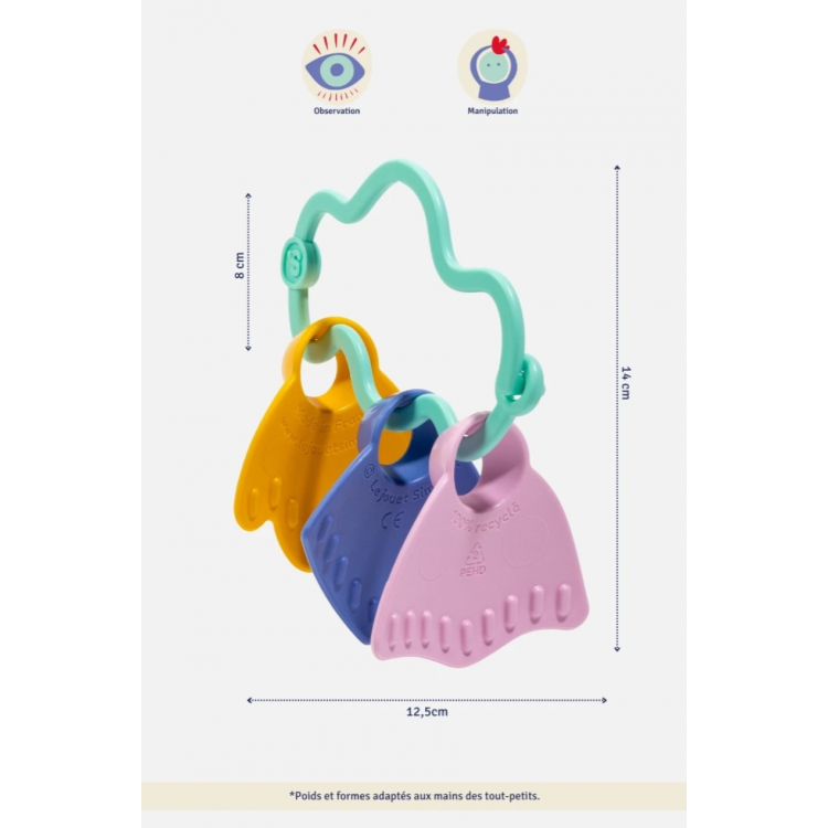 Coffret cadeau de 3 jouets d'éveil