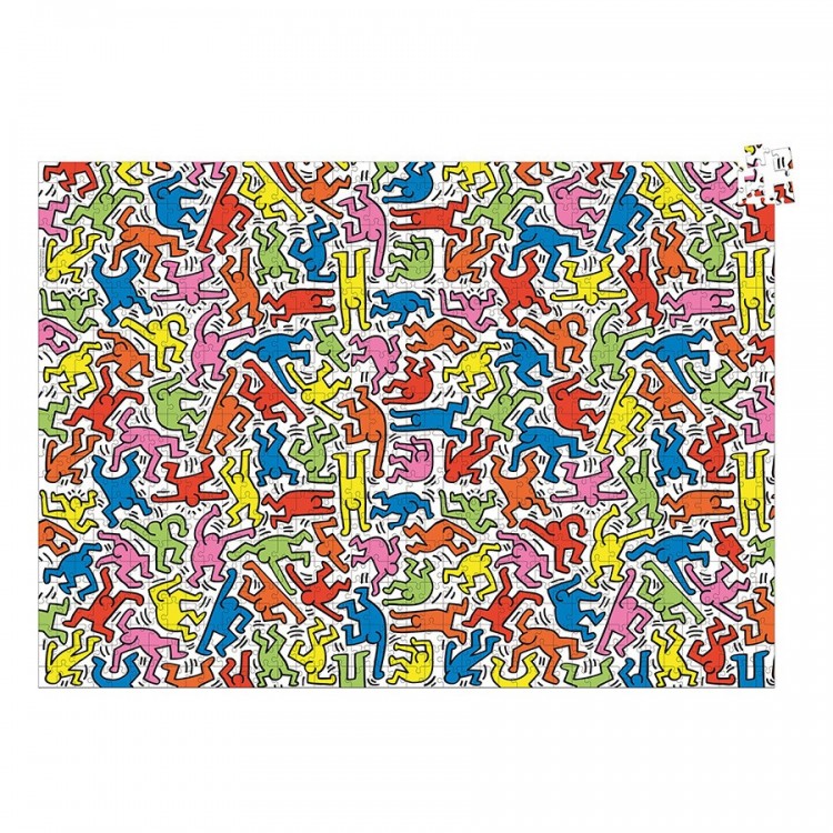Puzzle 1000 pièces Keith Haring - Couleurs