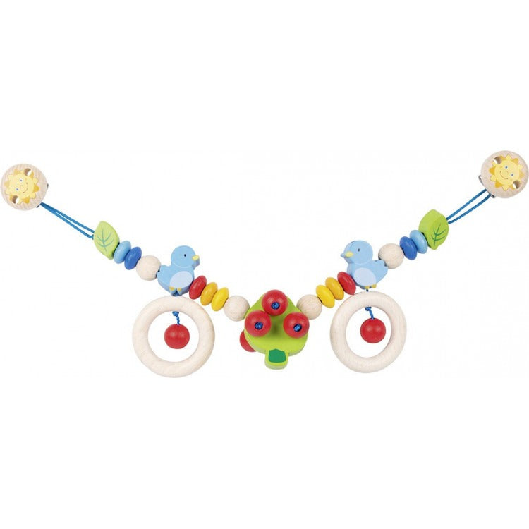 Décoration pour poussette "oiseaux" avec clips