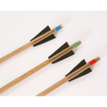 Lot 2 flèches pour arc en bois