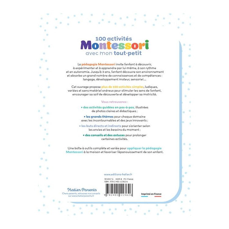 100 activités Montessori avec mon tout-petit