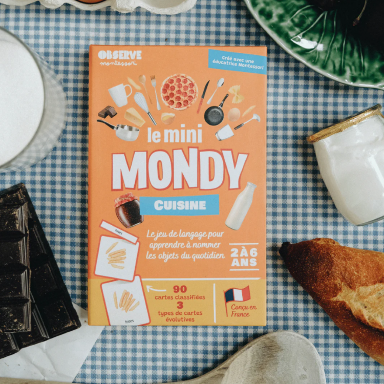 Le Mini-Mondy Cuisine - Cartes de nomenclature Montessori