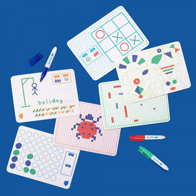 6 jeux de voyage effaçables