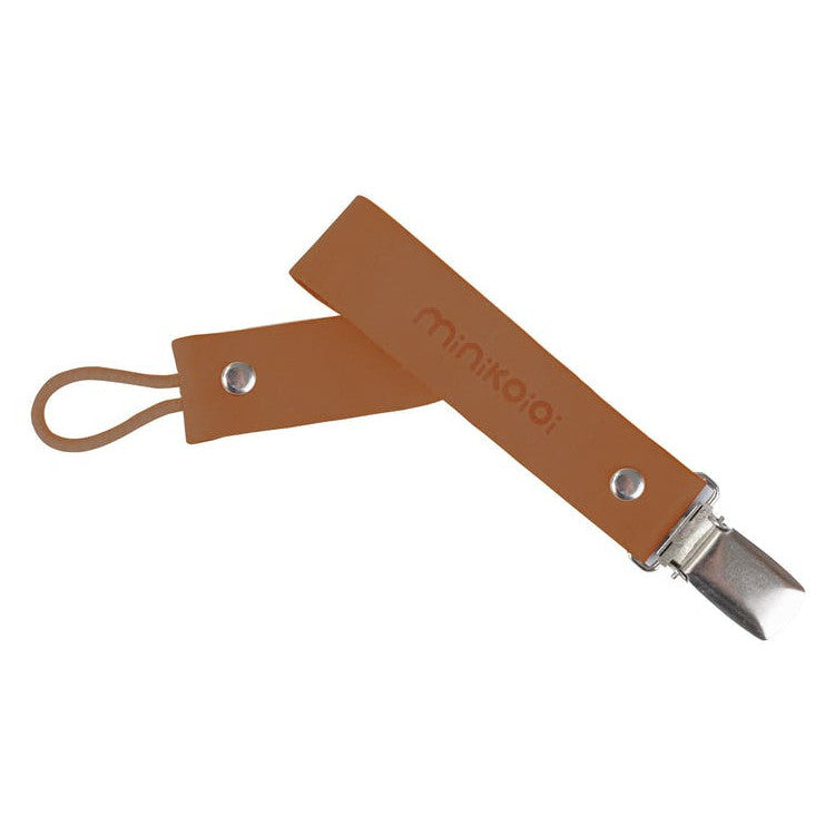 Attache tétine en cuir