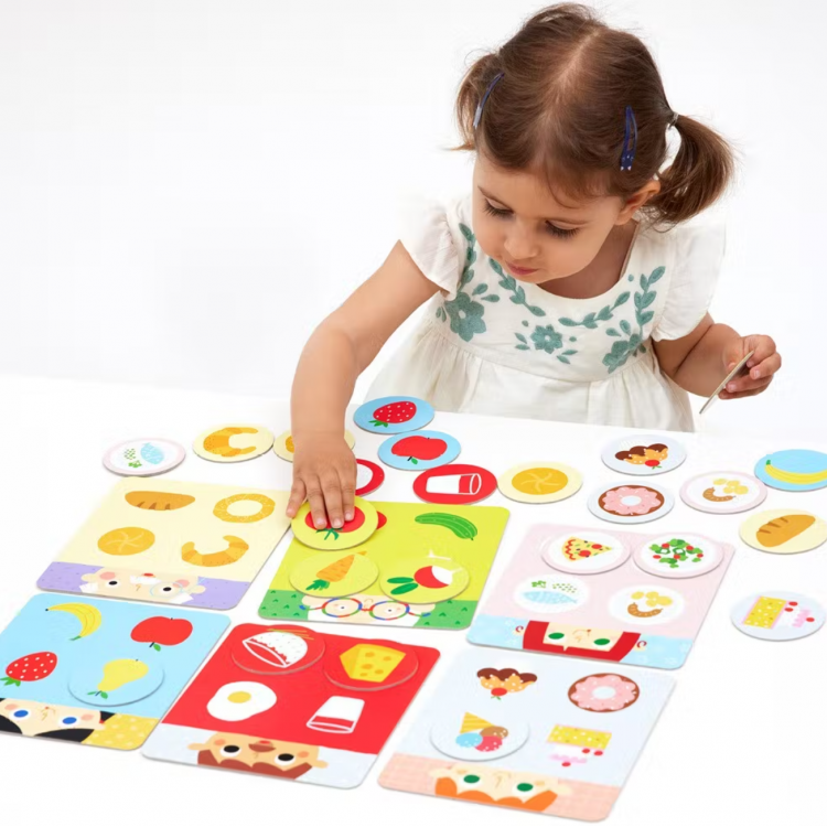 Jeu de loto "Le bingo des aliments"